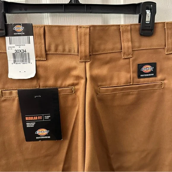 NWT Dickies Brown Work/Skateboard Pants - Picture 3 of 3